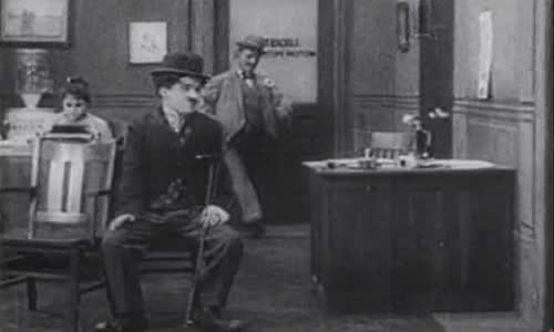 Chaplin filmovým hercem (His New Job) - komedie - 1915 (Charles Chaplin) mkv