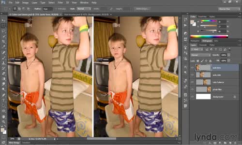 Correcting a Color Cast Automatically - Photoshop CC - lynda com mkv