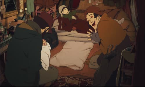 Tokijsti kmotri - Tokyo Godfathers 2003 1080p BluRay CZ dabing mkv