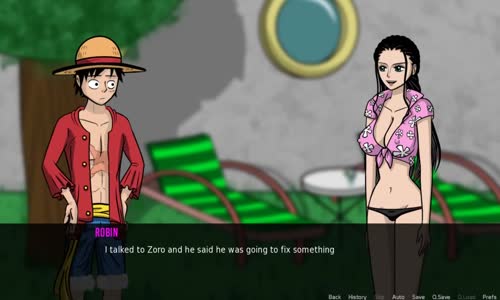 One Slice of Lust  - One Piece - V1 6 Part 3 Nico Robin Naked Body Taking Sun By LoveSkySanX mp4