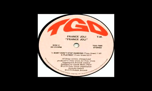 1979  France Joli - Baby, Don't Stop Dancing mp4