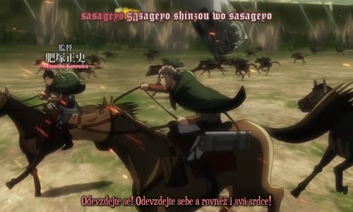 Shingeki no Kyojin S02E09 Attack on Titan Opening 1080p cz titulky mp4