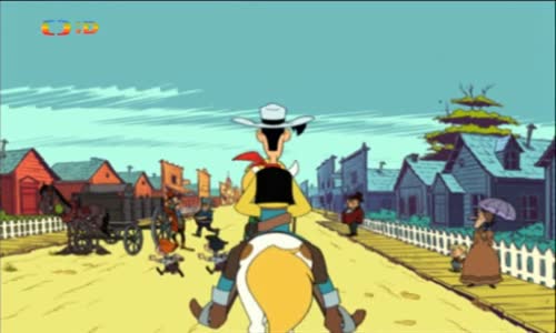 Lucky Luke 10 Létající kovboj (The Flying Cowboy) avi