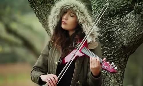 2U (David Guetta ft Justin Bieber) Electric Violin Cover Caitlin De Ville avi