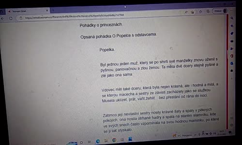 27 prosince 2022 princezna Marianka čte opsanou pohádku O Popelce z první krásné knížky Pohádky o princeznách  Video i s textem  mp4