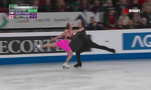 Figure skating Montreal 2024 ice dance after rhytm dance 1 avi