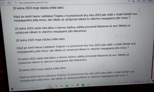 20 1 2023 princezna Marianka se dozvěděla že jídlo se vyhazovalo po smrti herce Ladislava Trojana 2 mp4