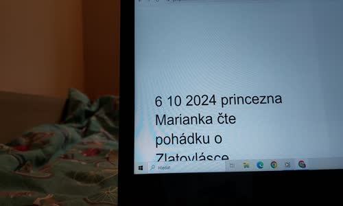 6 10 2024 princezna Marianka čte pohádku o Zlatovlásce mp4