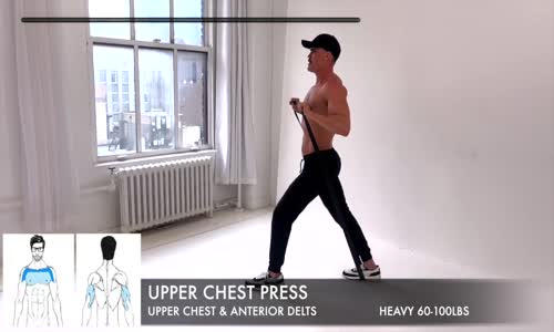 LOOP BAND Full Body 20 Minute Workout Chest, Arms, Abs, Back, Lower Body & Shoulders mp4