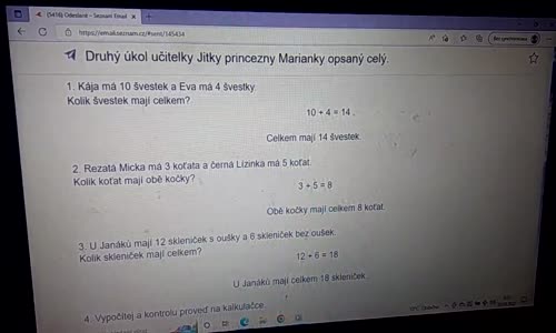 Druhý úkol učitelky Jitky princezny Marianky opsaný celý čte princezna Marianka 1 mp4