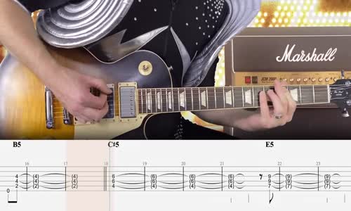 Kiss - Detroit Rock City - Guitar Tab Lesson Cover Tutorial mp4