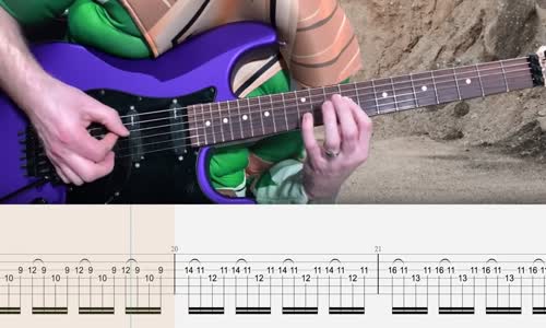 Mighty Morphin Power Rangers TV Theme - Guitar Tab   Lesson   Cover   Tutorial mp4