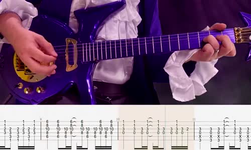 Prince - Purple Rain - Guitar Tab   Lesson   Cover   Tutorial mp4