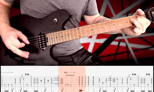 Van Halen - Panama - Guitar Tab   Lesson   Cover   Tutorial mp4