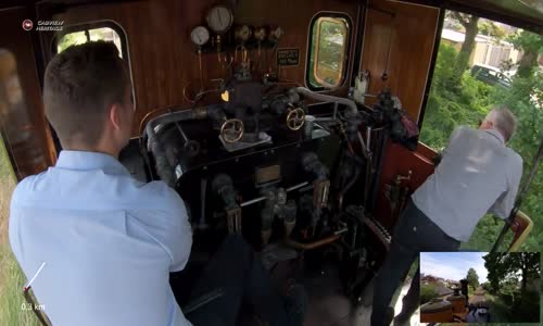 Footplate Cab Ride 1925's steam engine Haaksbergen - Boekelo MBS 12 6 2022 mp4