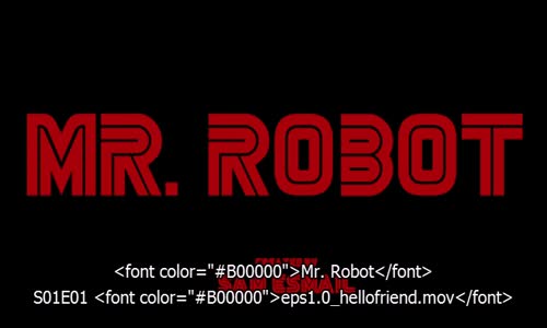 Mr Robot S01E01 CzTit avi