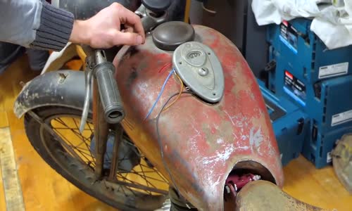 Jawa 250 Perak - Restoration 70 Years Old Army Motorcycle - Part 1 mp4