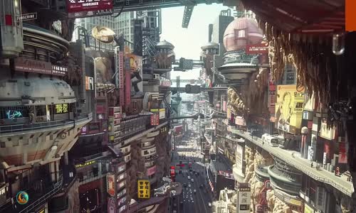 Broadway Into The FUTURE - Blade Runner Vibes Futuristic Soundscapes  mp4