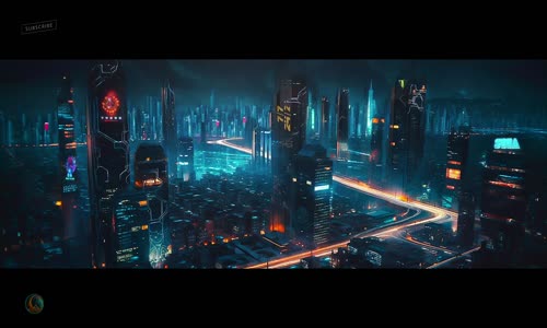 Cityscape - Blade Runner Vibes Futuristic Synthwave Soundscapes  mp4