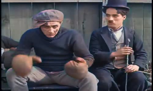 The Champion - Charlie Chaplin - Color Version (Laurel & Hardy) mp4