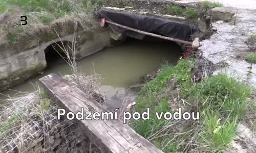 badatele net (Podzemí s Lacem Lahodou) - Nově objevené podzemní vodní kanály na Moravské Sázavě avi