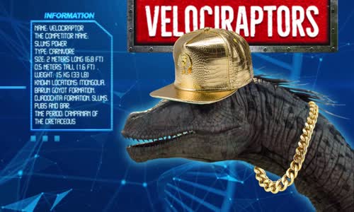 Dinosaur fight - Velociraptor vs Tsintaosaurus mp4