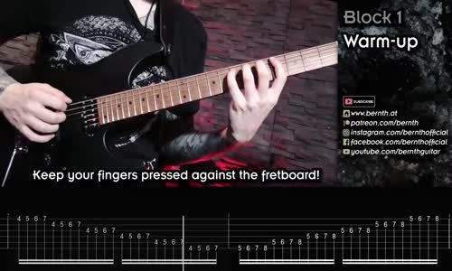 BEST 15 MIN PLAY-ALONG GUITAR WORKOUT (Finger Exercises, Alternate Picking, Speed, Timing) mp4