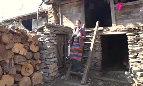Tibetský vesnický život vysoko v Himalájích Život v horách mp4
